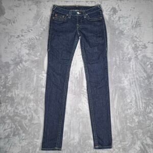 Y2K True Religion Skinny Jeans Women’s 29 Studded Horseshoe USA